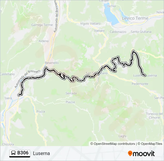 B306 Bus Line Map