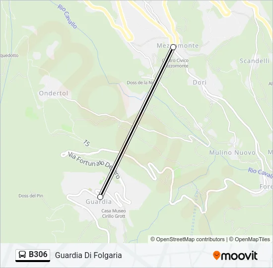 B306 Bus Line Map