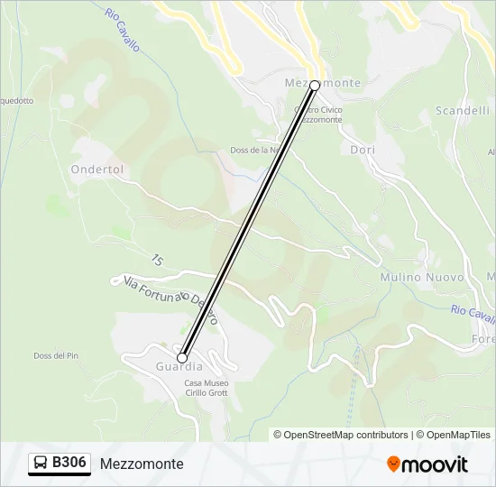 B306 Bus Line Map