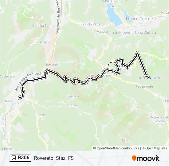B306 Bus Line Map