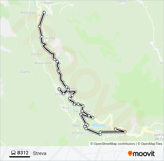 B312 Bus Line Map