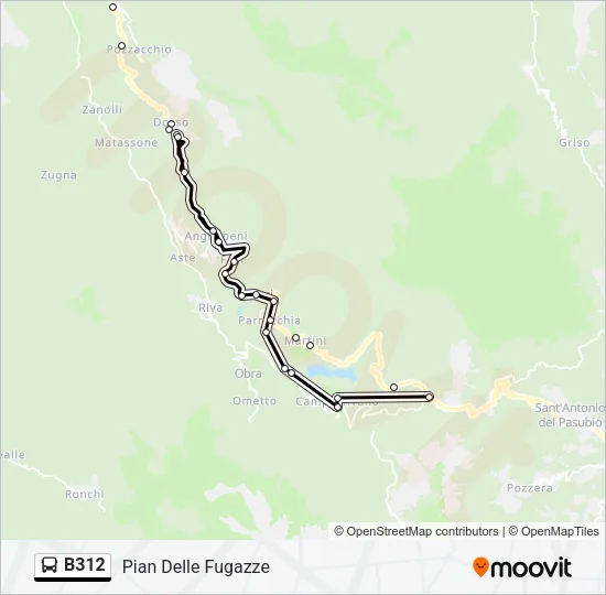 B312 Bus Line Map