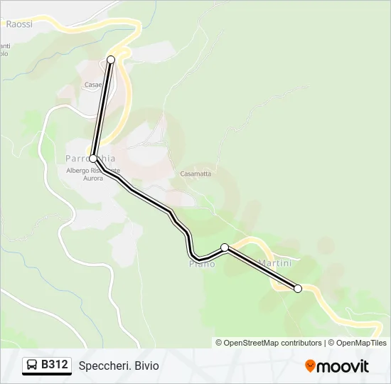 B312 Bus Line Map