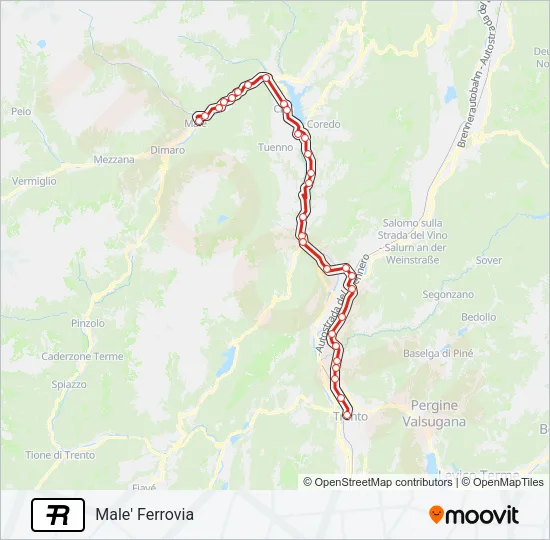 R35 Train Line Map