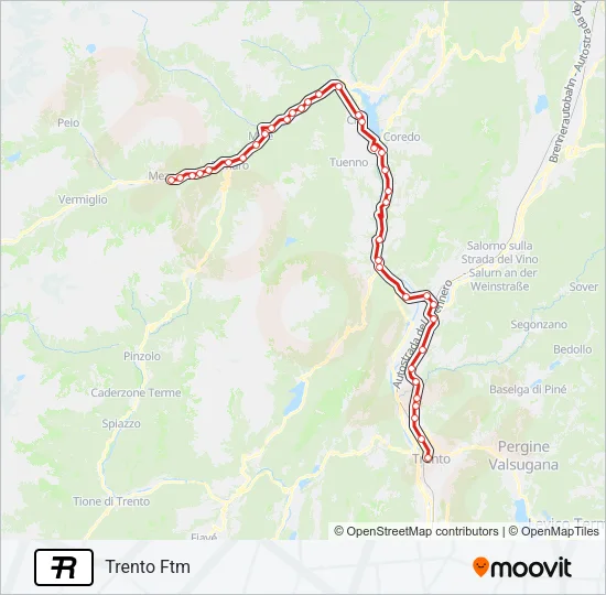 R35 Train Line Map