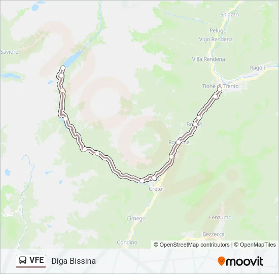 VFE Bus Line Map