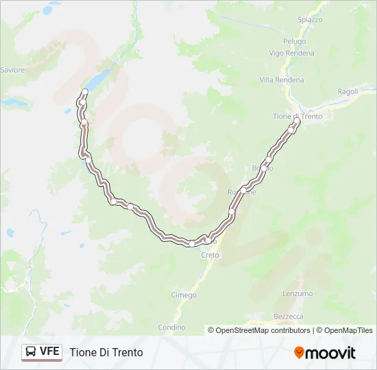 VFE Bus Line Map