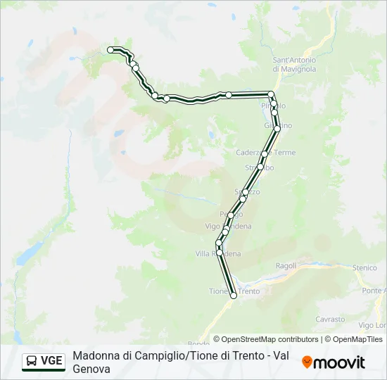 VGE Bus Line Map