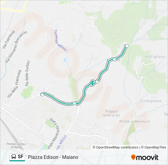 SF Bus Line Map