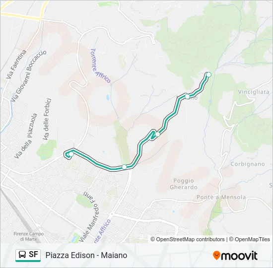 SF Bus Line Map
