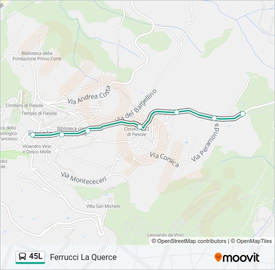 45L  Line Map