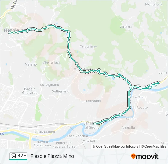 47E  Line Map