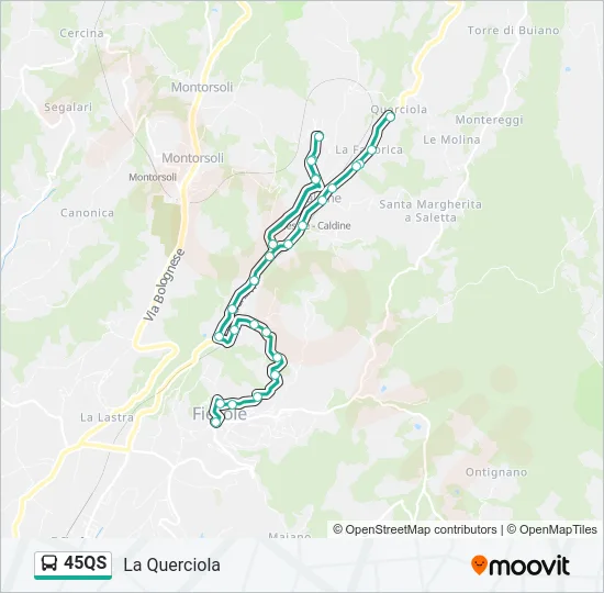 45QS  Line Map