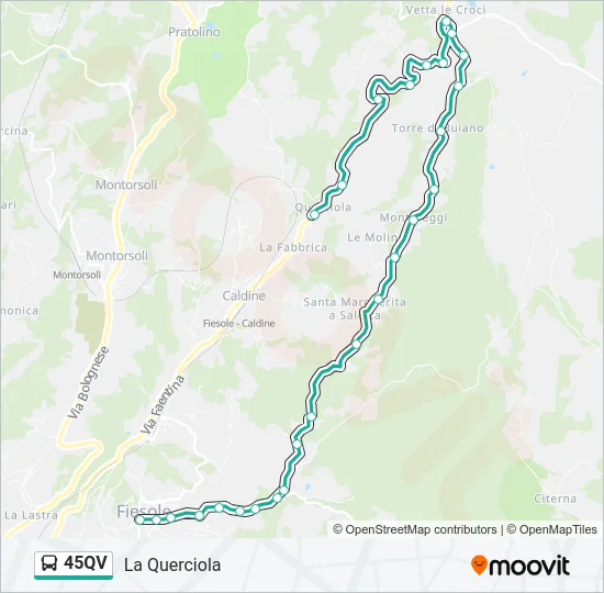 45QV  Line Map