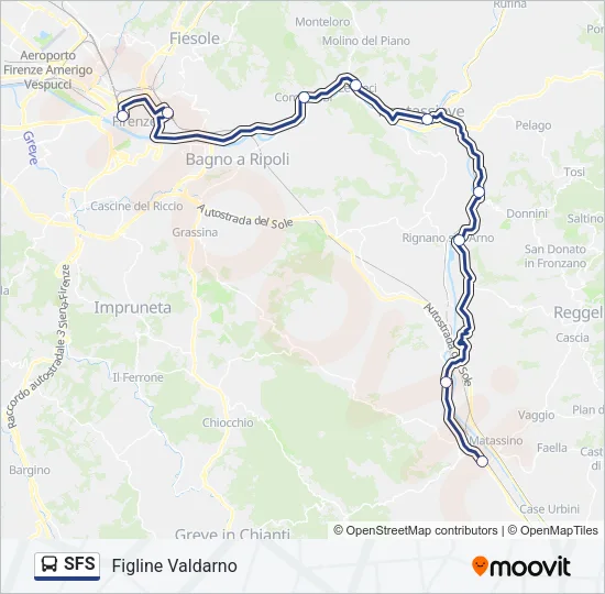 SFS Bus Line Map