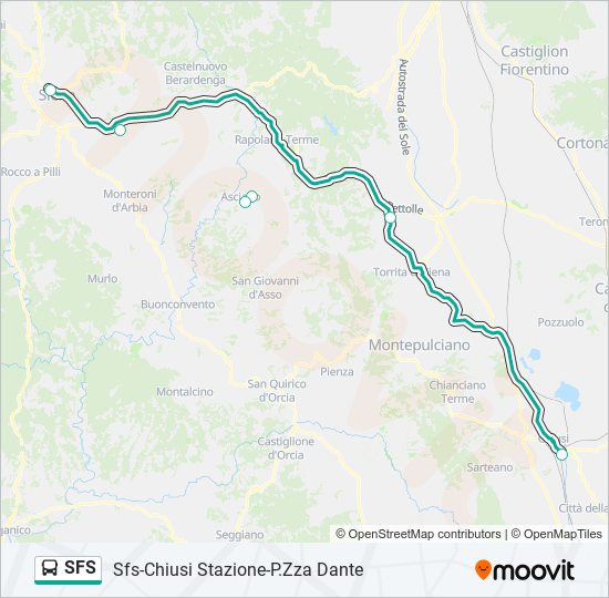 SFS bus Line Map