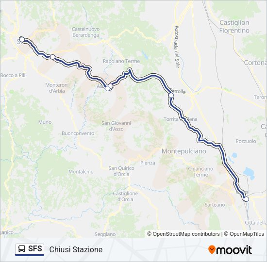 SFS Bus Line Map