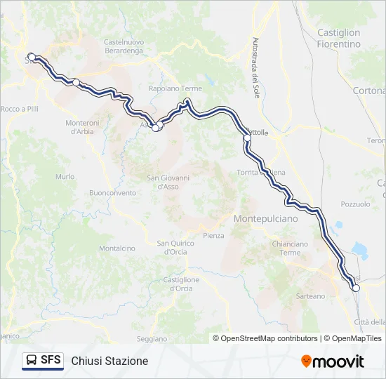 SFS Bus Line Map