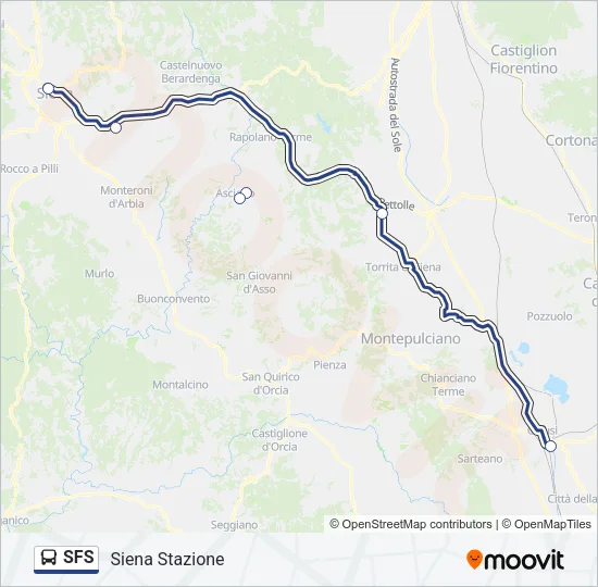 SFS Bus Line Map