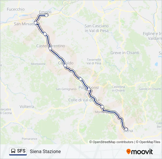 SFS Bus Line Map
