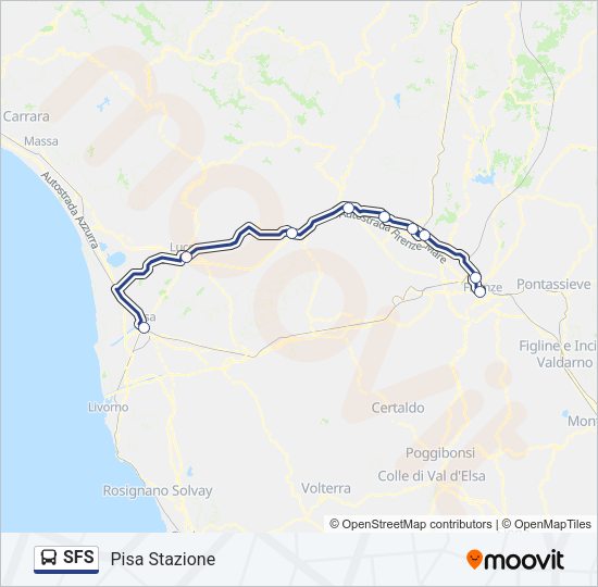 SFS Bus Line Map