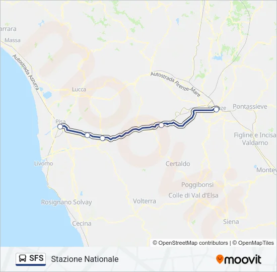 SFS Bus Line Map