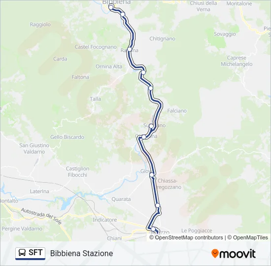 SFT Bus Line Map