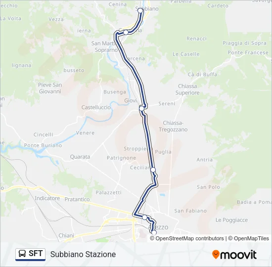 SFT Bus Line Map