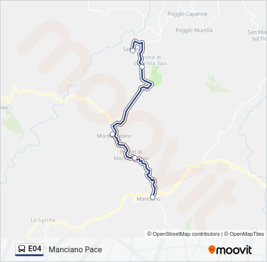 E04 Bus Line Map