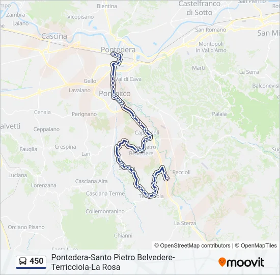 450  Line Map
