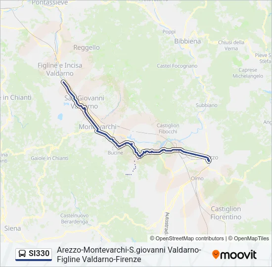 SI330 Bus Line Map