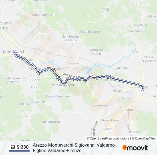 SI330 Bus Line Map