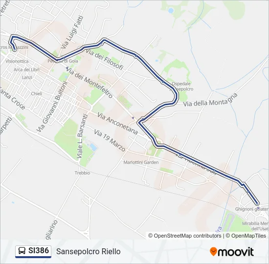 SI386 Bus Line Map