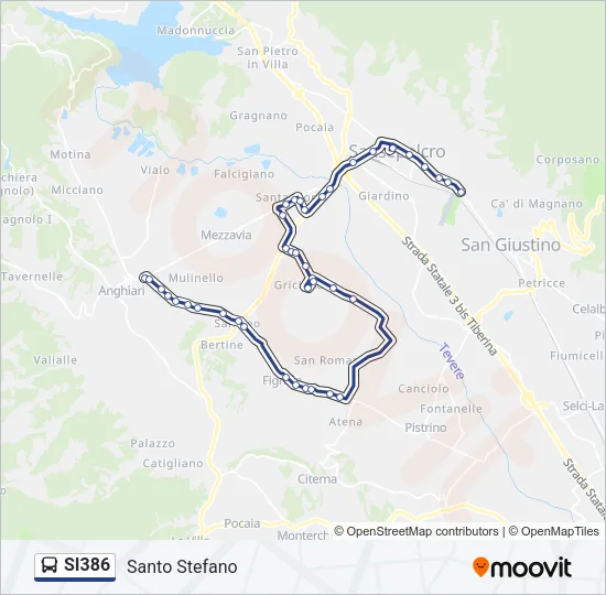 SI386 Bus Line Map