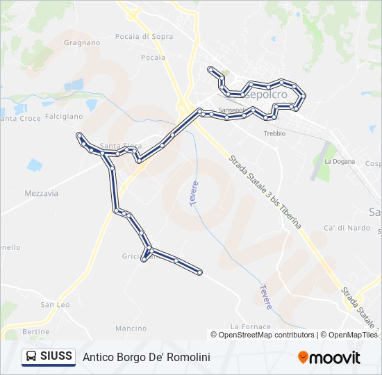 SIUSS bus Line Map