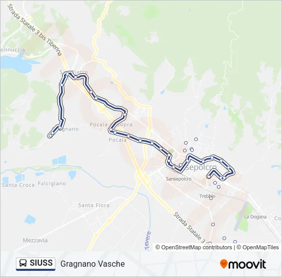 SIUSS Bus Line Map