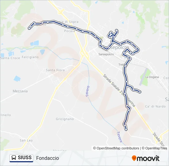 SIUSS Bus Line Map