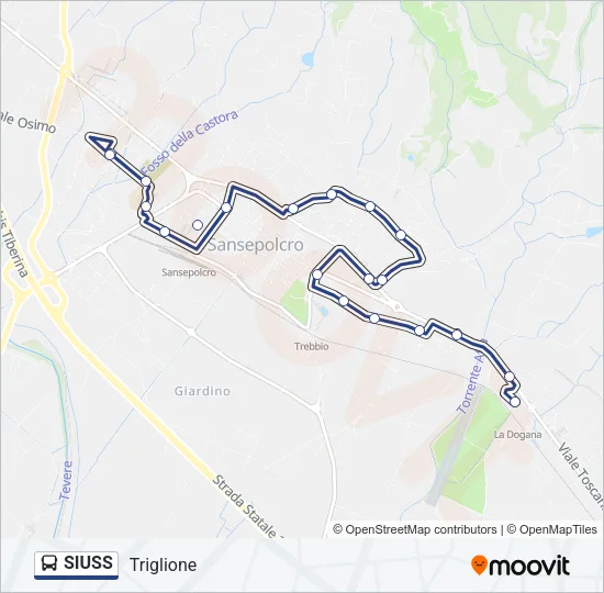 SIUSS Bus Line Map