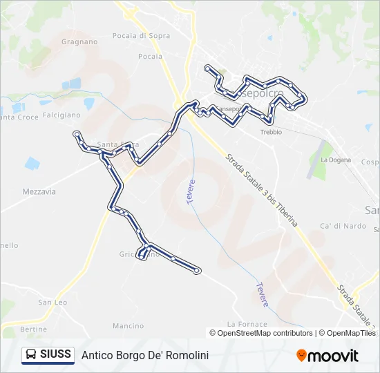 SIUSS Bus Line Map