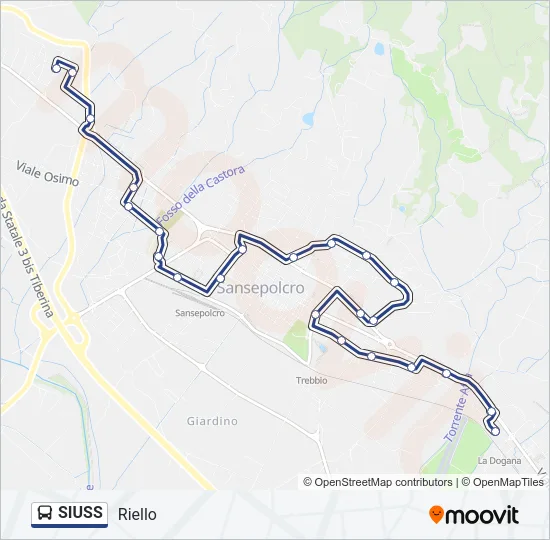 SIUSS Bus Line Map