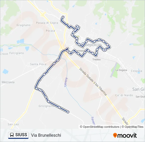 SIUSS Bus Line Map