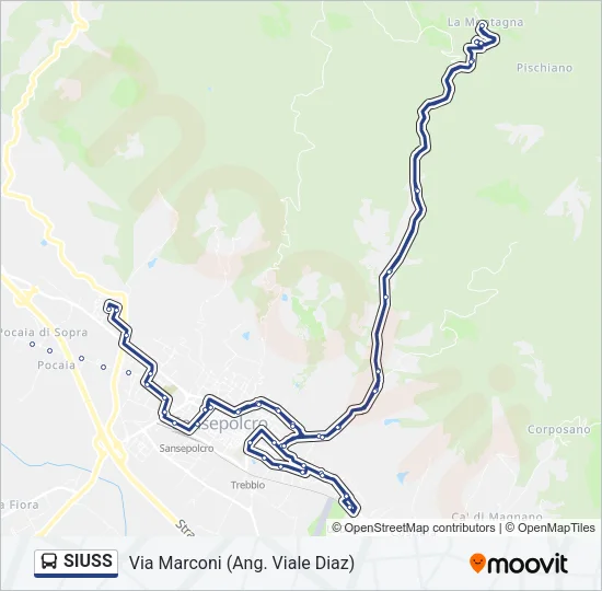SIUSS Bus Line Map