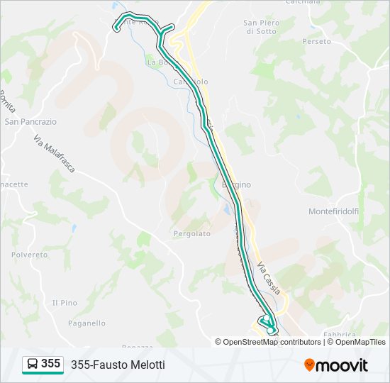 355 Route Schedules, Stops & Maps 355Fausto Melotti (Updated)