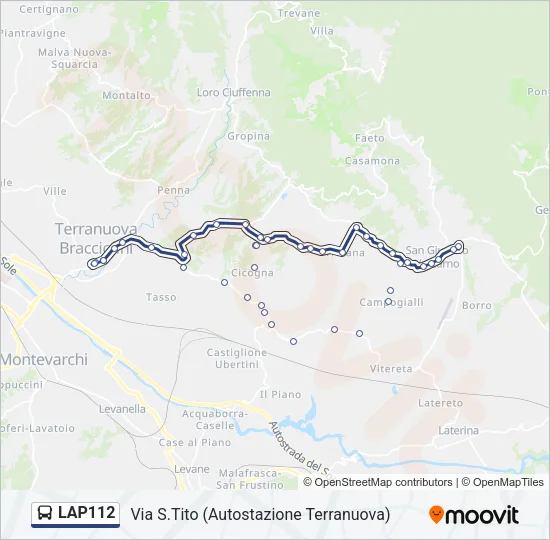 LAP112 Bus Line Map