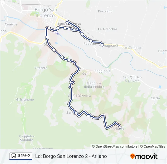 319-2 Bus Line Map