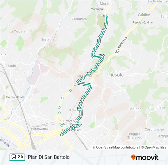 25  Line Map