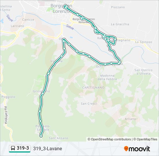 3193 Route: Schedules, Stops & Maps - 319_3-Lavane (Updated)