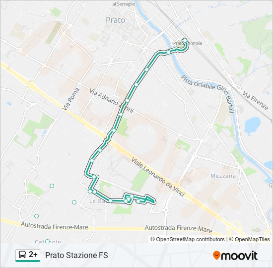 2+ bus Line Map