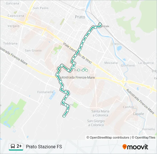2+ Bus Line Map