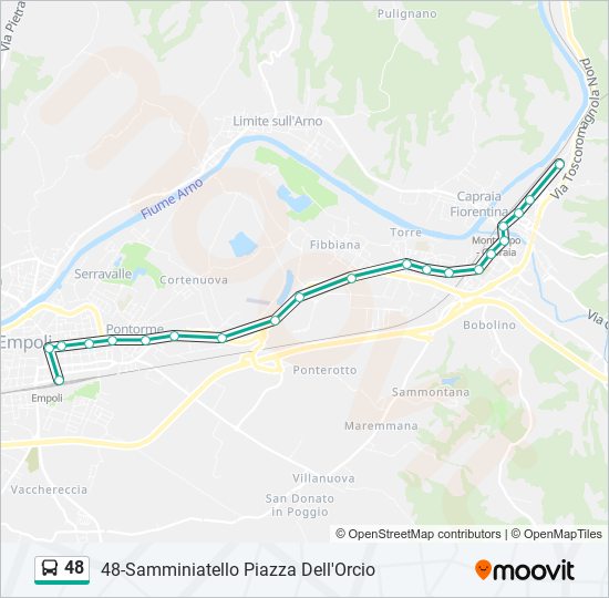 48 bus Line Map